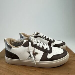 New Womens Vintage Havana Aura 1 Metallic Platform Lace Up Sneakers Size 11